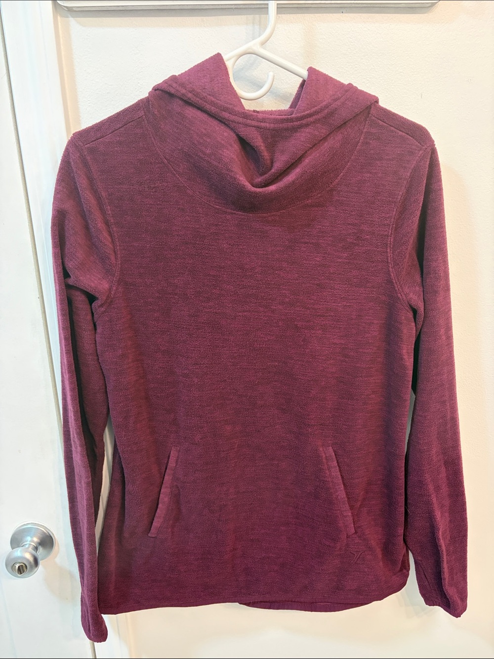 Old Navy Plum Hooded Pullover Sweatshirt
